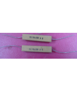 2 ps VINTAGE CERAMIC RESISTOR 75 OHM 10 WATT NOS USA  H&amp;H or IRC - $5.55 CAD