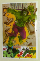 Vintage ORIGINAL 1977 Incredible Hulk 35x23 Marvel Comics pin-up poster 1:1970&#39;s - £49.95 GBP