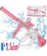 Pink Electric Water Gun for Kids Automatic Summer Beach Swimming Pool Toys - $22.00