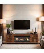 86&quot; Fireplace TV Stand Console for 100&quot; TVs, Minimal Assembly, Black - $27,583.63 MXN