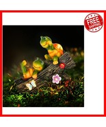 Charming Solar Garden Turtle Figurine with LED Lights - Perfect Outdoor ... - $49.57 CAD