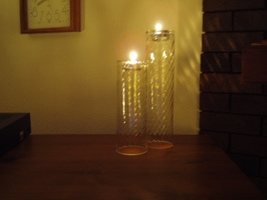 PartyLite Optic Colonnade Set Candleholder Party Lite - £19.91 GBP