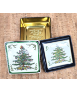 Spode Christmas Tree Coasters Pimpernel Hudson-Scott &amp; Sons Set of 6 NEW... - £50.25 GBP