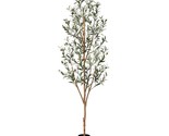 Artificial Olive Tree 6Ft Tall Faux Silk Plant For Home Office Decor Ind... - £89.73 GBP