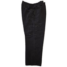 5.11 Tactical Double Knee Pants Mens 38x30 Straight Leg Cargo Black KHK Cotton - £21.02 GBP