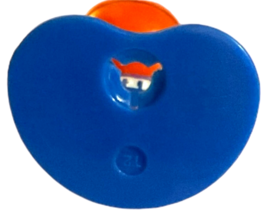 Blue M&M Basketball Action Figure 2" - M&M Tosser Cake Topper Figure image 6