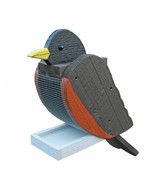AMERICAN ROBIN BIRD FEEDER - Large &amp; Bright Solid Wood Feeders Amish Han... - $108.85 CAD