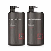 Every Man Jack Men&#39;s Body Wash - | 33-ounce Twin Pack - 2 Bottles Included | Nat - £49.82 GBP