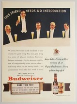 1940 Print Ad Budweiser Beer in Bottles and Cans Anheuser-Busch St Louis,MO - £13.40 GBP