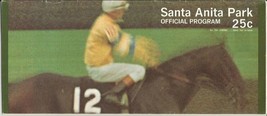 1969 - February 8th - Santa Anita Park program in Excellent Condition - GAMELY - £31.23 GBP