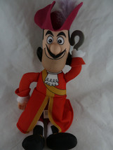 Captain Hook Talking Plush Doll 13&quot; Disney Fisher Price Disney Mattel 2011 - £13.23 GBP