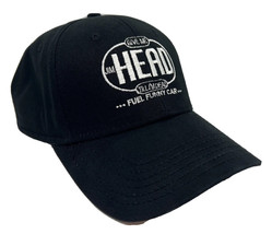 Jim Head Hat Cap Black Otto Adjustable Size Funny Car Racing Fuel Logo NHRA Drag - £14.18 GBP
