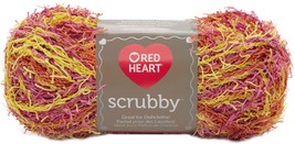 Red Heart Scrubby Yarn-Zesty - £13.94 GBP