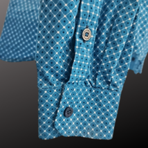 Cinch Mens Teal Long Sleeve Western Show Shirt Size Medium Pre-Loved+ image 6