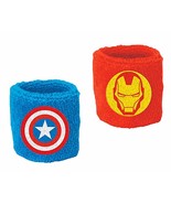 Avengers Assemble Iron Man Captain America Sweat Bands Birthday Party Fa... - $7.36 CAD