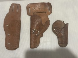 VINTAGE 3pc Lot LONE RANGER Western Leather &amp; 1978 CBS toys Rubber - $209.88 MXN