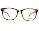 Carrera Eyeglasses Frames CA 6195 C1J Red Blue red Tortoise Square 52-16... - $55.91