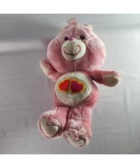 Care Bear Love A Lot 1983 13in Plush Pink Hearts Vintage Kenner - £14.67 GBP