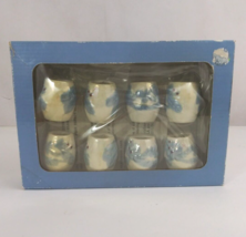 New Pfaltzgraff The Winter Frost Collection Mini Set Of 4 Salt &amp; Pepper Shakers - $9.69