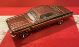 2009 Mattel Hot Wheels Die Cast Car 1966 Ford Fairlane GT 427 Brown - £7.81 GBP