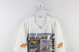 Vtg 90s NASCAR Mens 2XL All Over Print Rusty Wallace Racing Short Sleeve T-Shirt - £70.07 GBP