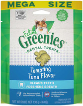 Greenies Feline Adult Cat Dental Treats Tempting Tuna 1ea/4.6 oz - £8.66 GBP