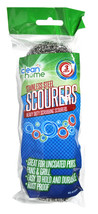 Clean Home Heavy Duty Stainless Steel Scrubbing Scourers - £3.10 GBP
