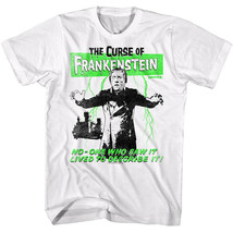 Curse of Frankenstein Castle Men&#39;s T Shirt Lived to Describe it Hammer Horror - £17.62 GBP+