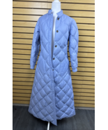 Vintage Eddie Bauer Quilted Goose Down Filled Floor Length Women Coat wi... - $66.78 CAD