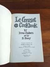 Vintage 1980 LE CREUSET Cookbook by Irena Chalmers Softcover w/Model Info - £11.40 GBP