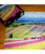 Jigsaw Puzzle 300 Larger Pieces Rainbow Flower Fields In Hokkaido Japan ... - £10.11 GBP
