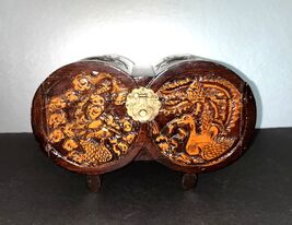 Antique Hand Carved Asian Jewelry Box - $85.00
