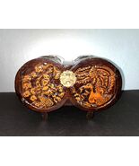 Antique Hand Carved Asian Jewelry Box - $85.00