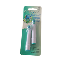 Interplak by Conair OptiClean Replacement Brush Heads 2 Pack Sealed - $13.98