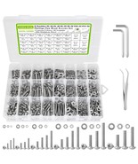 1059Pcs Nuts And Bolts Assortment Kit Phillips Pan Head - £27.79 GBP