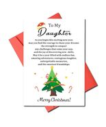 TI-EDC Sentimental Christmas Cards for Daughter - Merry Xmas Gifts - $3.74 CAD