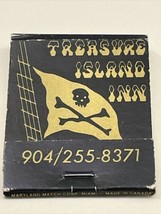 Vintage Matchbook Cover  Treasure Island Inn  Daytona Beach, Fl gmg unstruck - £9.67 GBP