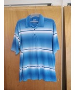 Adidas Men&#39;s Polo Shirt Size Large Climalite Golf Blue - £22.03 GBP
