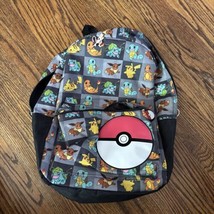 Pokemon Character Backpack 18&quot;x14&quot; Pikachu Eevee Squirtle Venusaur and more - £14.80 GBP