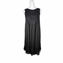 Alter&#39;d State Womens Black Baby Doll Dress Lace Embellished Size Medium NWT - $576.45 MXN