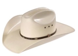 Justin 20X Black Hills Straw Cowboy Hat Beige 7 3/8 Milano Hat Co. - £39.56 GBP