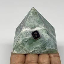 236.1g, 2.2&quot;x2.5&quot;x2.3&quot; Natural Green Fluorite Pyramid Crystal Gemstone @Mexico, - £17.90 GBP