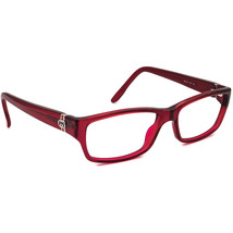 Gucci Eyeglasses GG 3573 E67 Transparent Burgundy Rectangular Italy 52[]15 135 - £143.84 GBP
