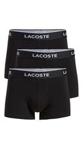 Lacoste Men&#39;s Casual Classic 3 Pack Cotton Stretch Trunks, Black/Marina-... - £39.92 GBP+