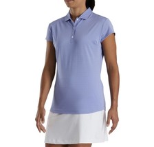 Rhoback Whaler Heather Stripe Performance Polo UPF Golf Shirt Top, Size L - £26.85 GBP