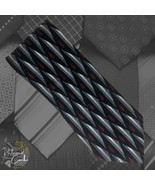 Papillon 100% Silk Navy Blue Diamonds Triangle Teardrop Pattern Pointed ... - $16.00