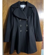 Jessica Simpson Wool Blend Peacoat Black Size XS Early 2000s Winter Coat... - $53.79 CAD