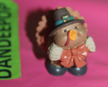 Pilgrim Turkey Merry Mini Keepsakes 1995 Figurine Hallmark QFM8177 Thank... - $19.79
