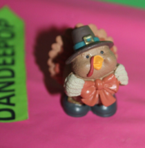 Pilgrim Turkey Merry Mini Keepsakes 1995 Figurine Hallmark QFM8177 Thank... - £15.47 GBP