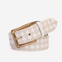 The Cenova White Calfskin Belt image 2